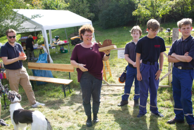 der beste Pokal für den langsamsten, die Schnecke