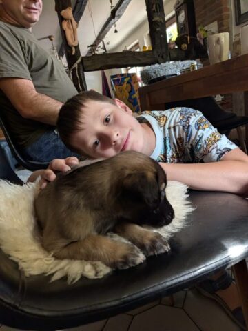 Kind und Hund ist immer das aller schönste